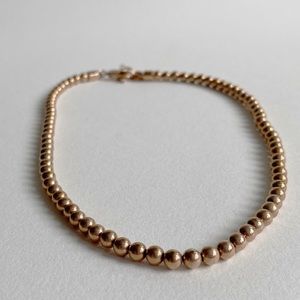 Michael Kors Rose Gold Choker Necklace